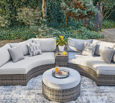 Signature Design by Ashley Outdoor Seating Sectionals - 6 Piece