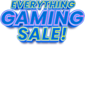Everything gaming sale! Level up your setup - no cheat code needed!