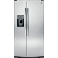 GE Stainless Steel 25.3 CF Side by Side Refrigerator
