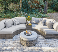 Signature Design by Ashley Outdoor Seating Sectionals - 6 Piece