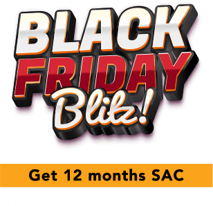 Black Friday blitz! $26 pays until 2026!