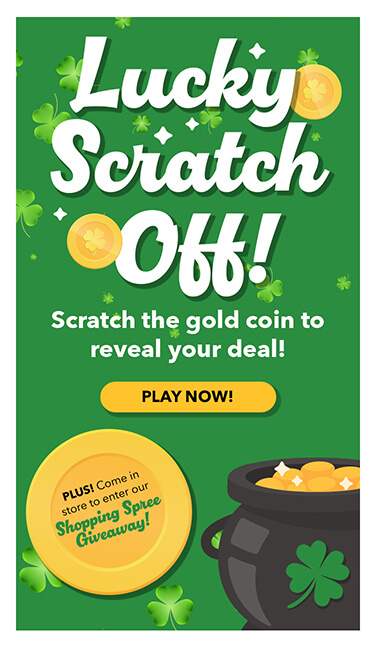 Scratch the gold coin to reveal your deal!