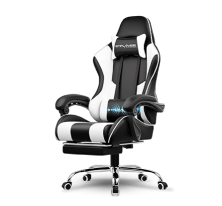 GTPLAYER Gaming Chair, Computer Chair with Footrest and Lumbar Support
